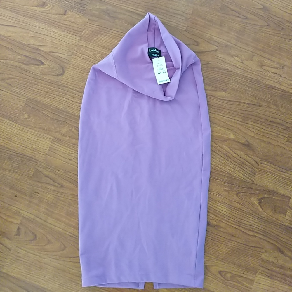 NWT Bebe midi skirt light purple sz XXS